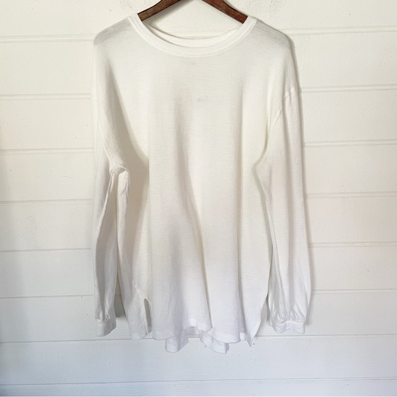 NWT Free People We The Free Soul Song Long Sleeve Tee in Ivory Size Large - Picture 5 of 16